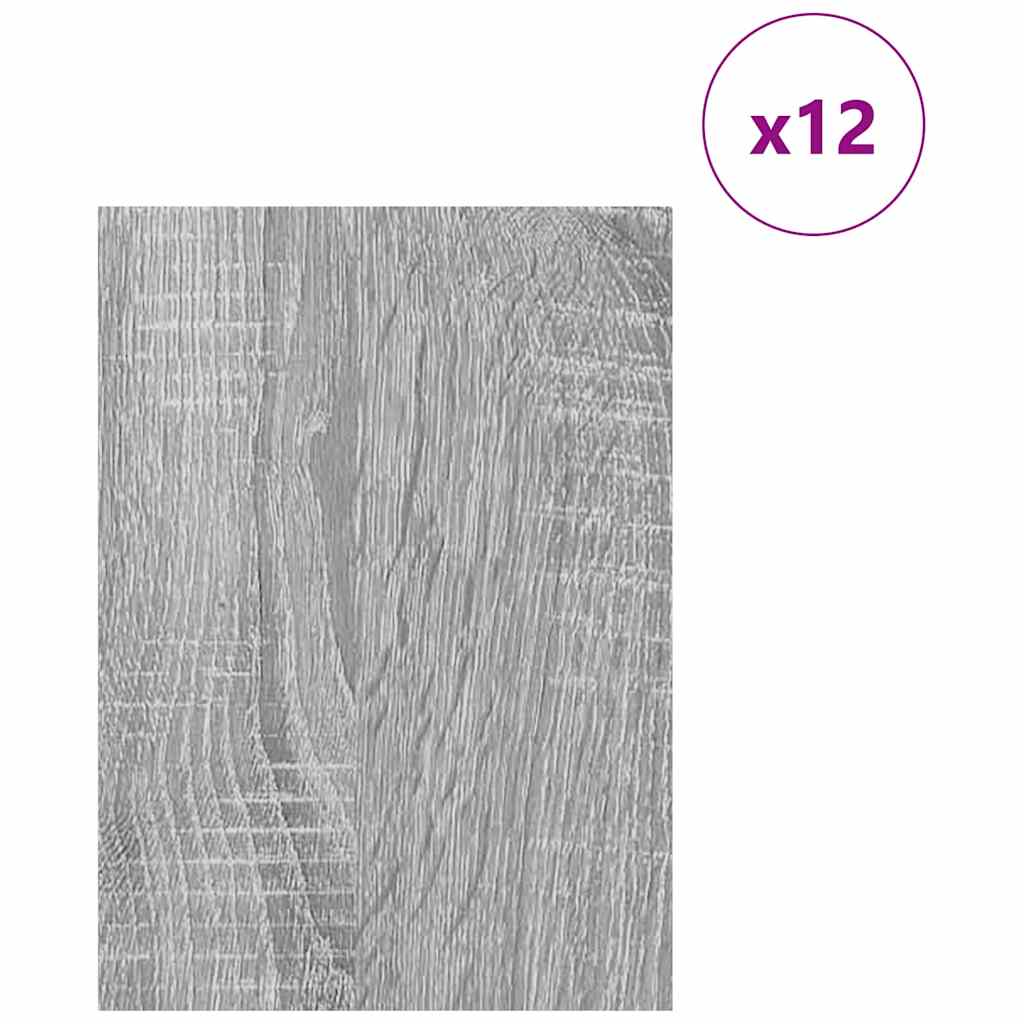 Dekor Paneli 12 pcs Siva Sonoma 15 x 21 x 0.27 cm