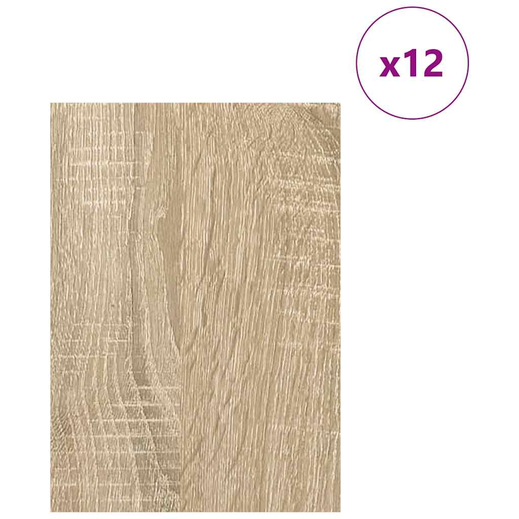 Dekor Paneli 12 pcs Sonoma hrast 21 x 30 x 0,27 cm