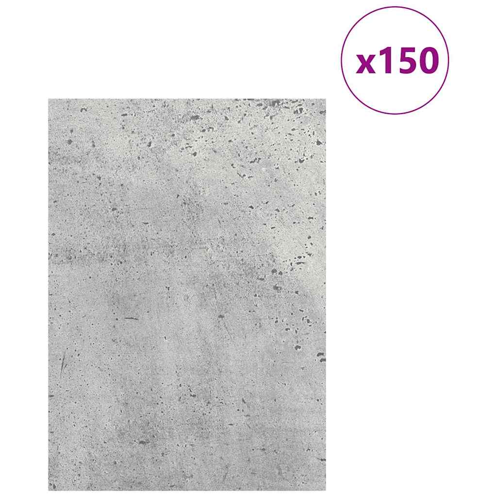 Dekor Paneli 150 pcs Betonski sivi 21 x 30 x 0,27 cm