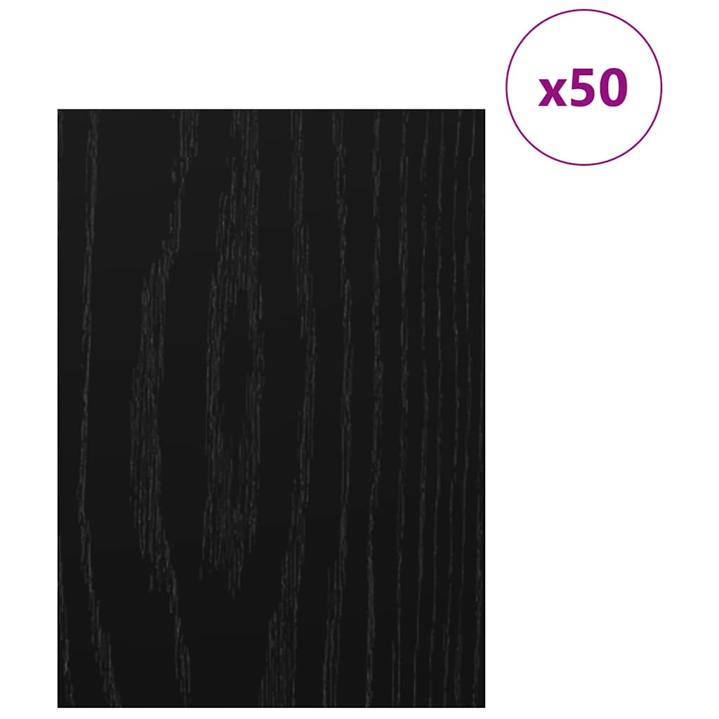 Dekor Paneli 50 pcs Crni hrast 30 x 42 x 0.27 cm