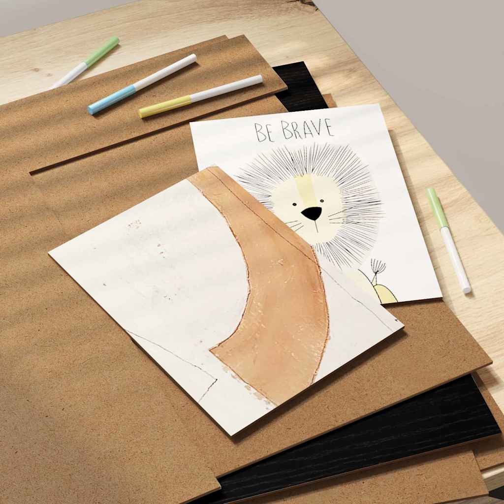 Dekor Paneli 12 pcs Crni hrast 40 x 60 x 0.27 cm