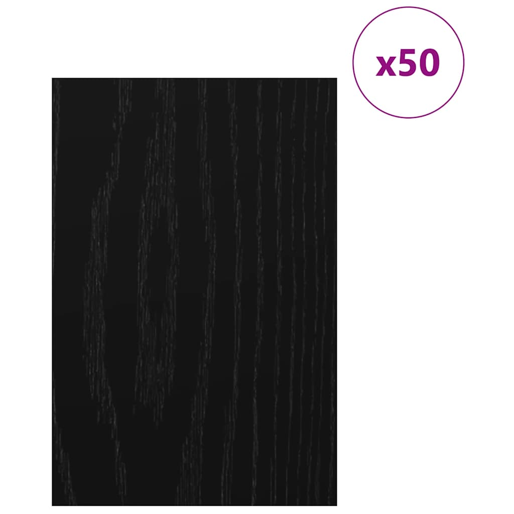 Dekor Paneli 50 pcs Crni hrast 40 x 60 x 0.27 cm