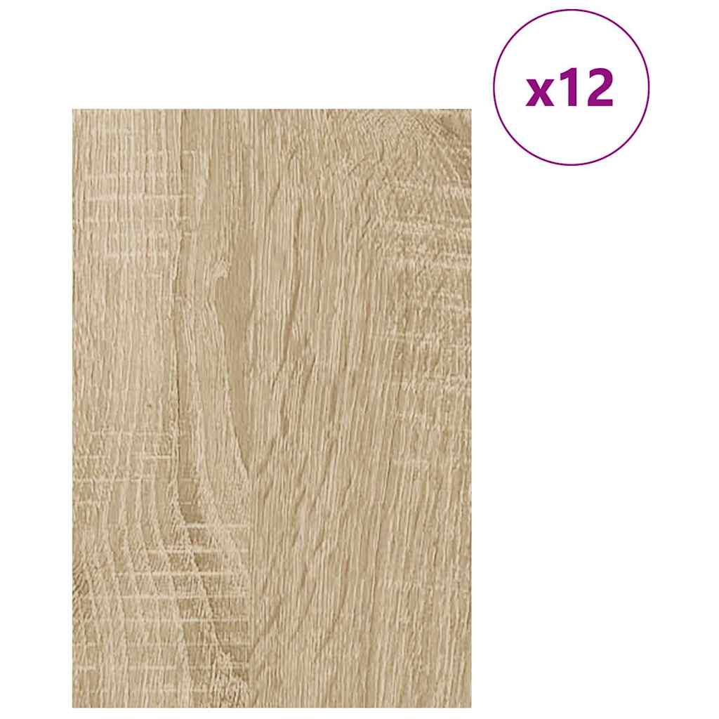 Dekor Paneli 12 pcs Sonoma hrast 40 x 60 x 0.27 cm