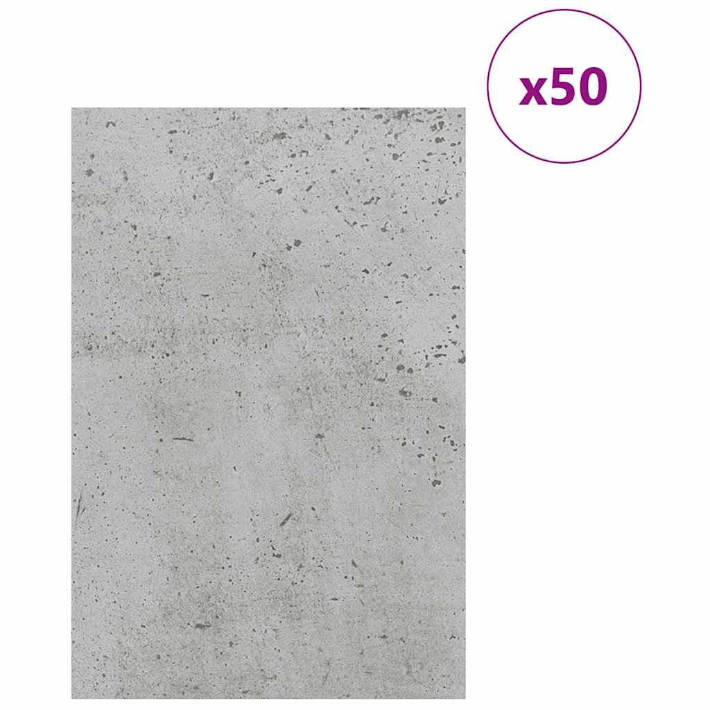 Dekor Paneli 50 pcs Betonski sivi 40 x 60 x 0.27 cm