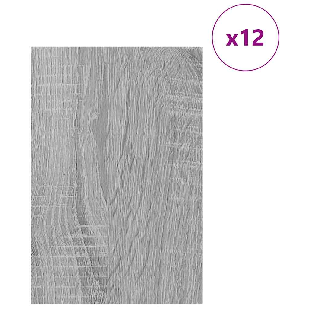 Dekor Paneli 12 pcs Siva Sonoma 40 x 60 x 0.27 cm