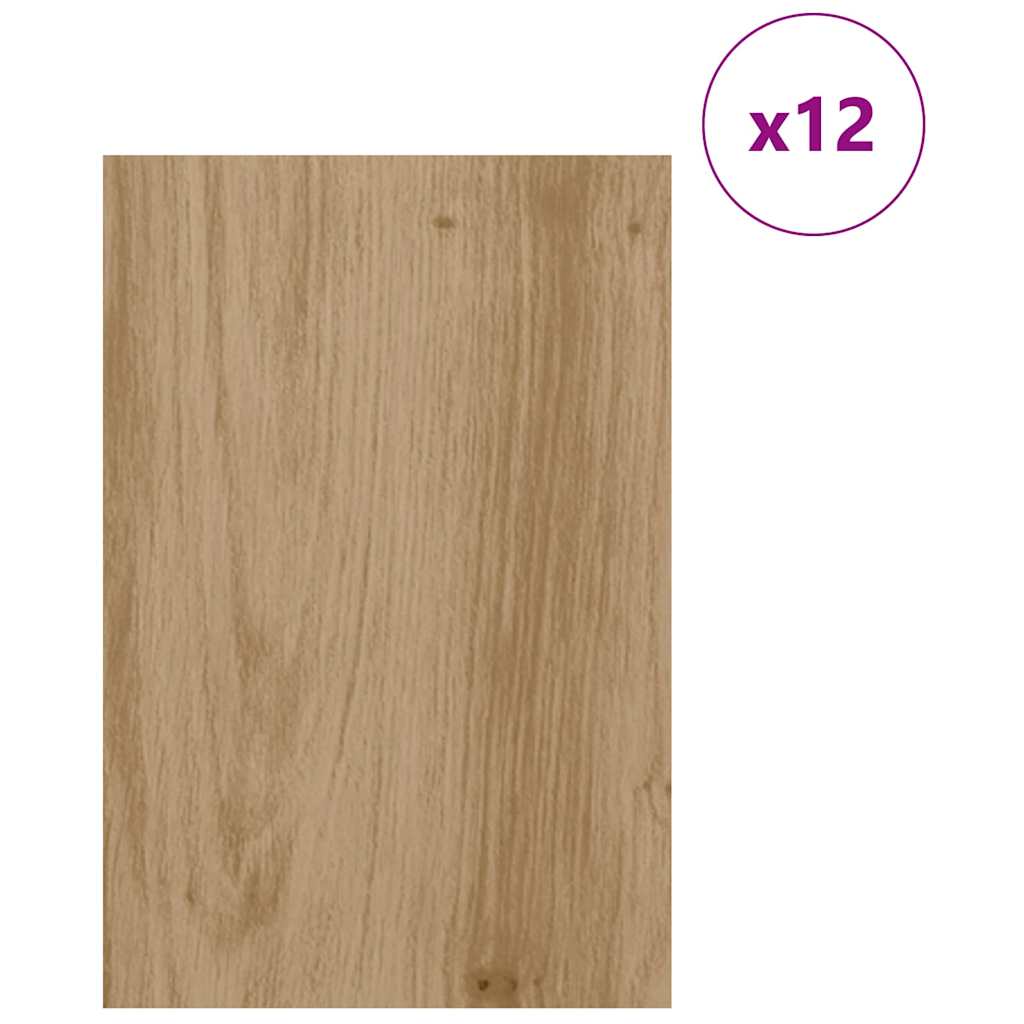 Dekor Paneli 12 pcs Umjetnički hrast 40 x 60 x 0.27 cm