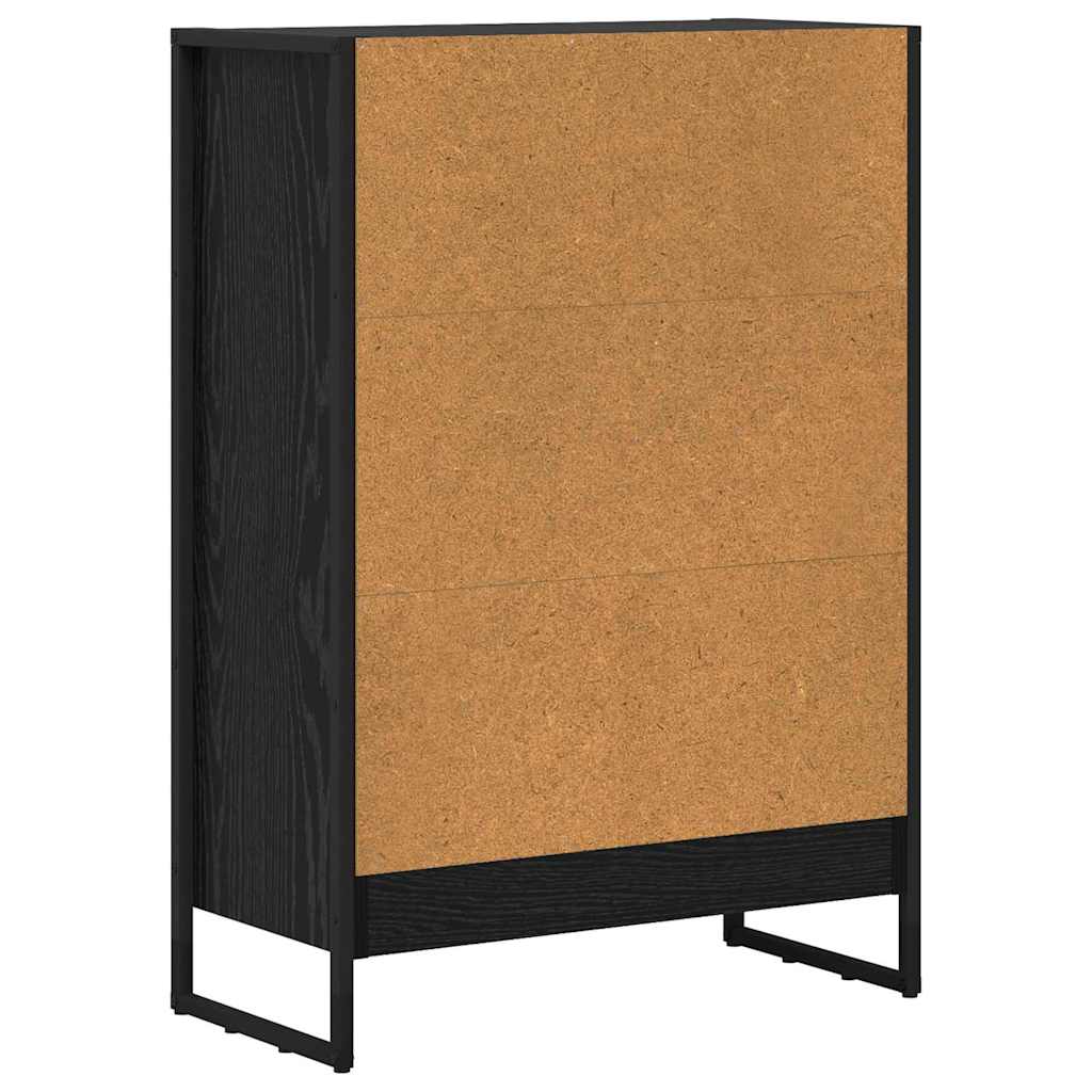 Ormarić za knjige Crni hrast 60 x 30 x 86,5 cm