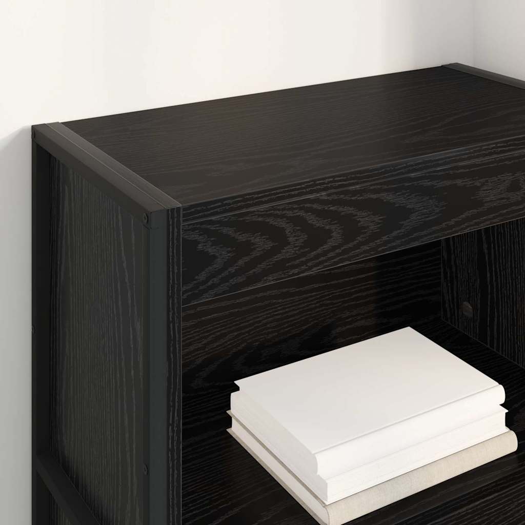 Ormarić za knjige Crni hrast 60 x 30 x 121 cm Konstruirano drvo