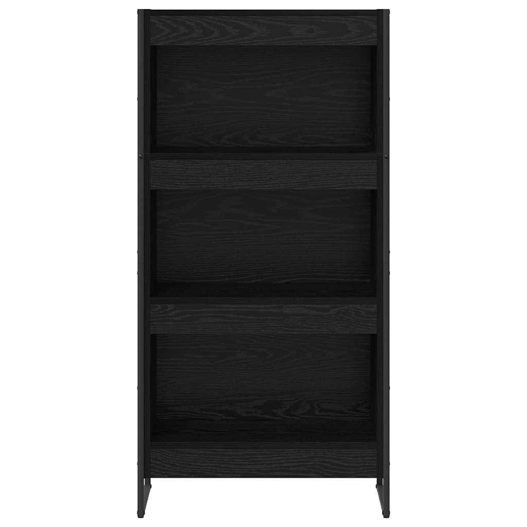 Ormarić za knjige Crni hrast 60 x 30 x 121 cm Konstruirano drvo