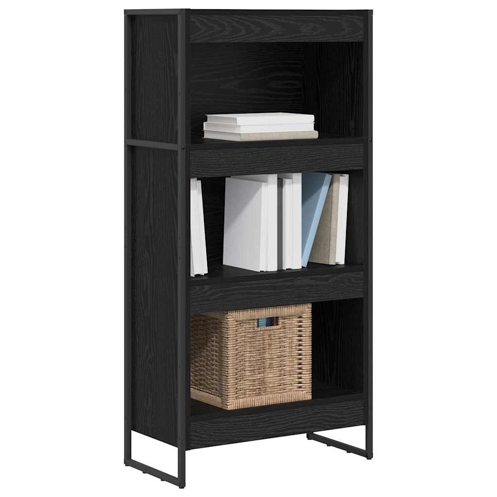 Ormarić za knjige Crni hrast 60 x 30 x 121 cm Konstruirano drvo