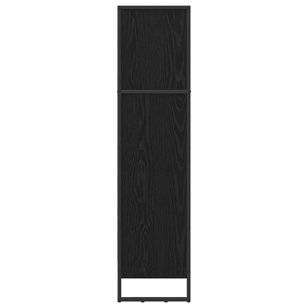 Ormarić za knjige Crni hrast 60 x 30 x 121 cm Konstruirano drvo
