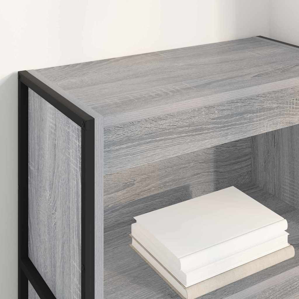 Ormarić za knjige Siva Sonoma 60 x 30 x 121 cm