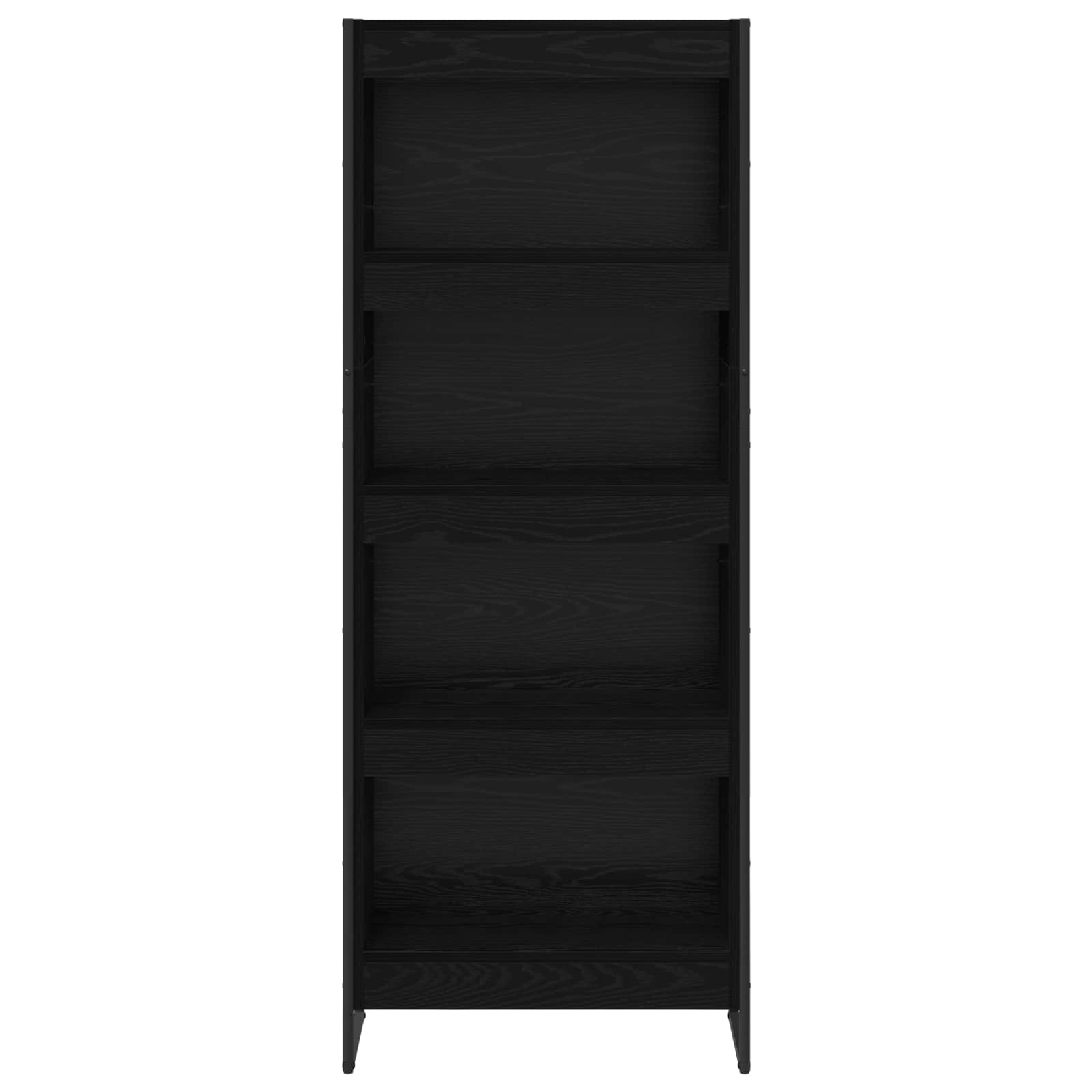 Ormarić za knjige Crni hrast 60 x 30 x 155 cm Konstruirano drvo