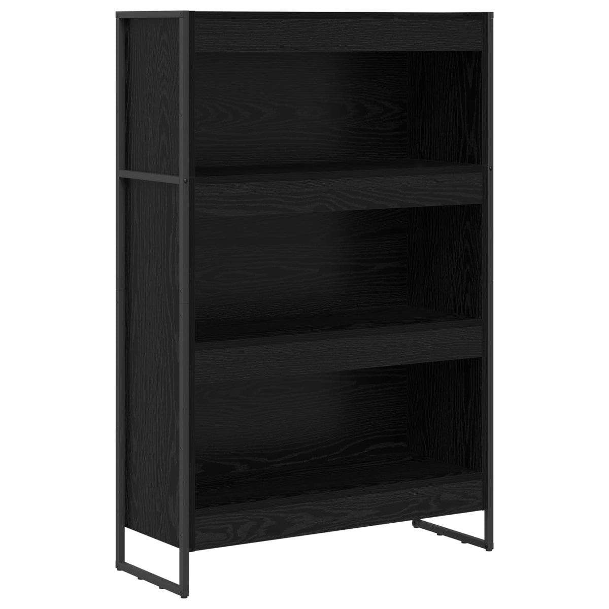 Ormarić za knjige Crni hrast 80 x 30 x 121 cm Konstruirano drvo