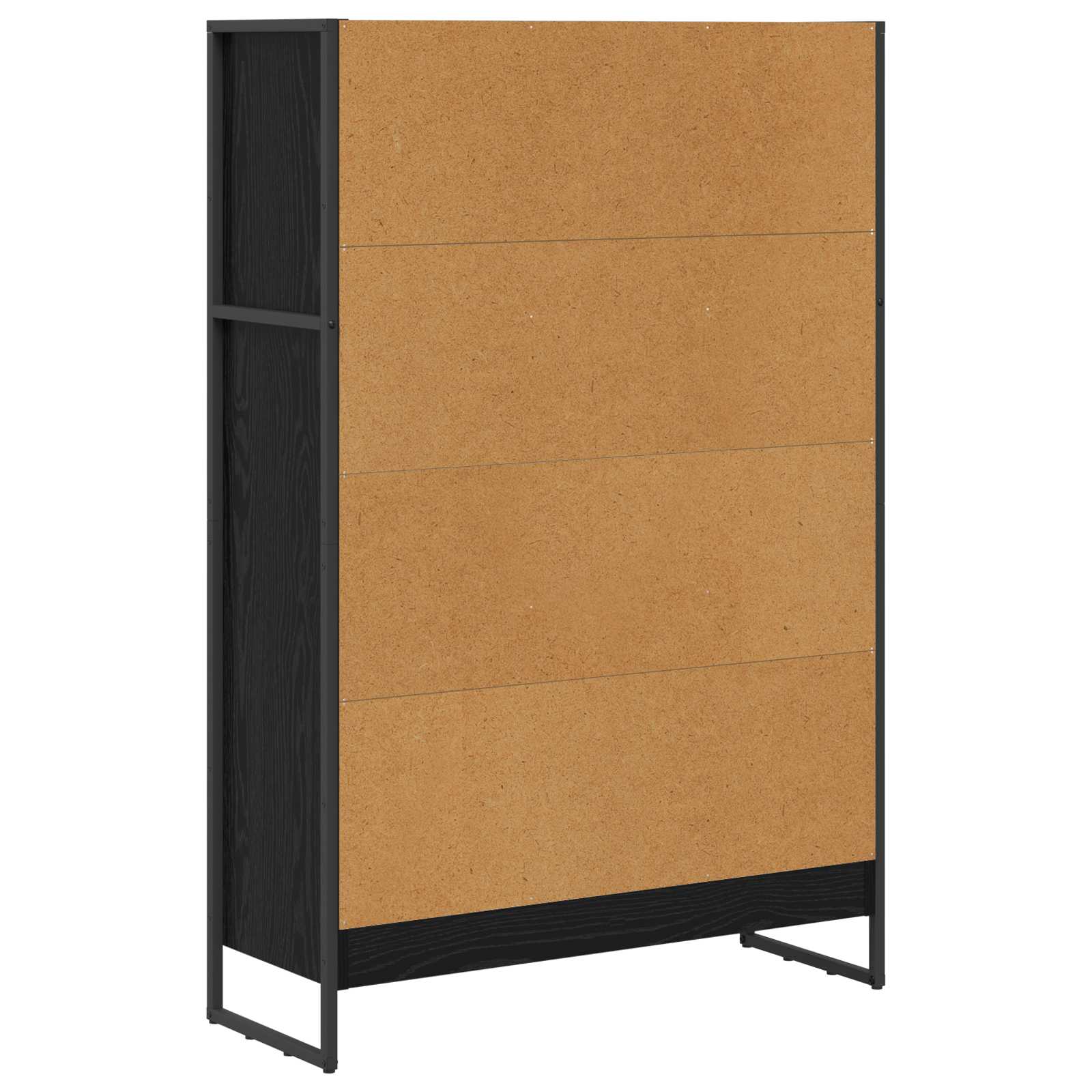 Ormarić za knjige Crni hrast 80 x 30 x 121 cm Konstruirano drvo