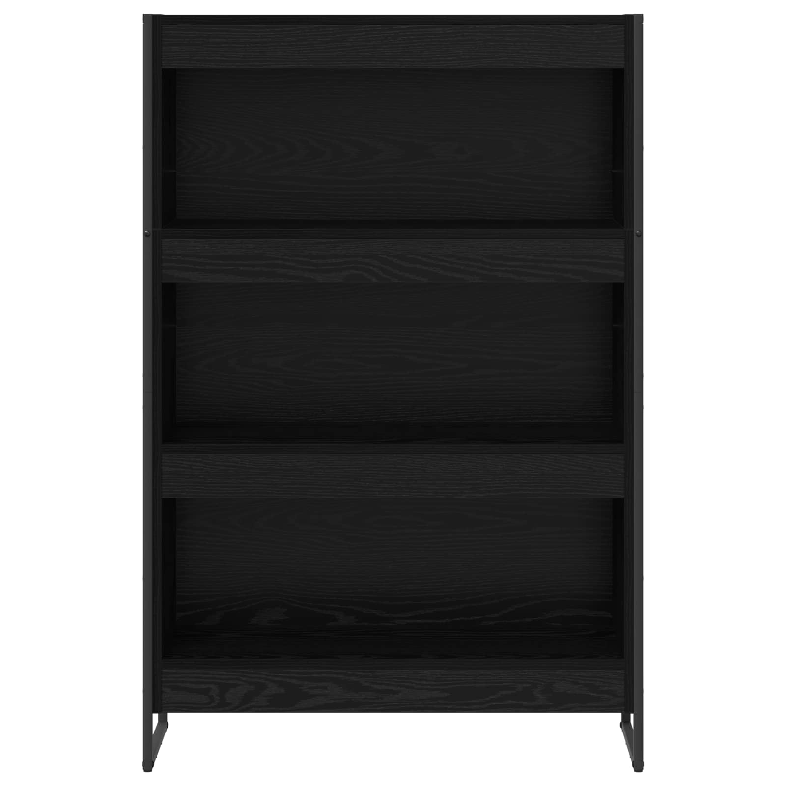 Ormarić za knjige Crni hrast 80 x 30 x 121 cm Konstruirano drvo
