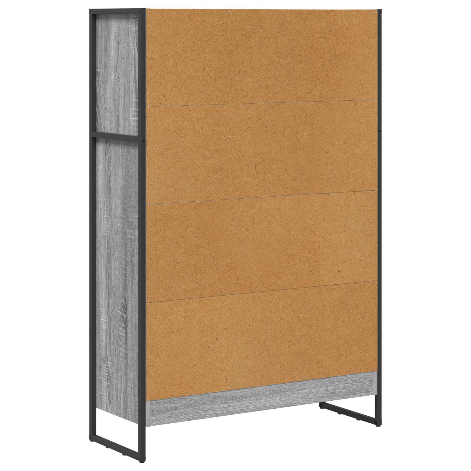 Ormarić za knjige Siva Sonoma 80 x 30 x 121 cm