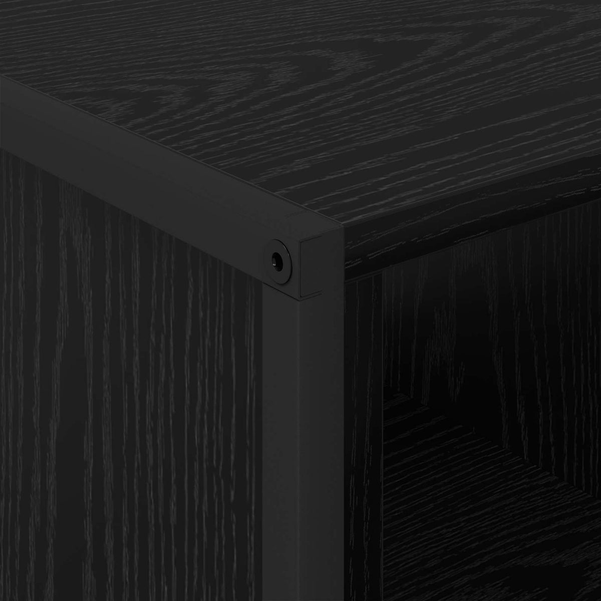 Kava Stol Crni hrast 80 x 50 x 40 cm Konstruirano drvo