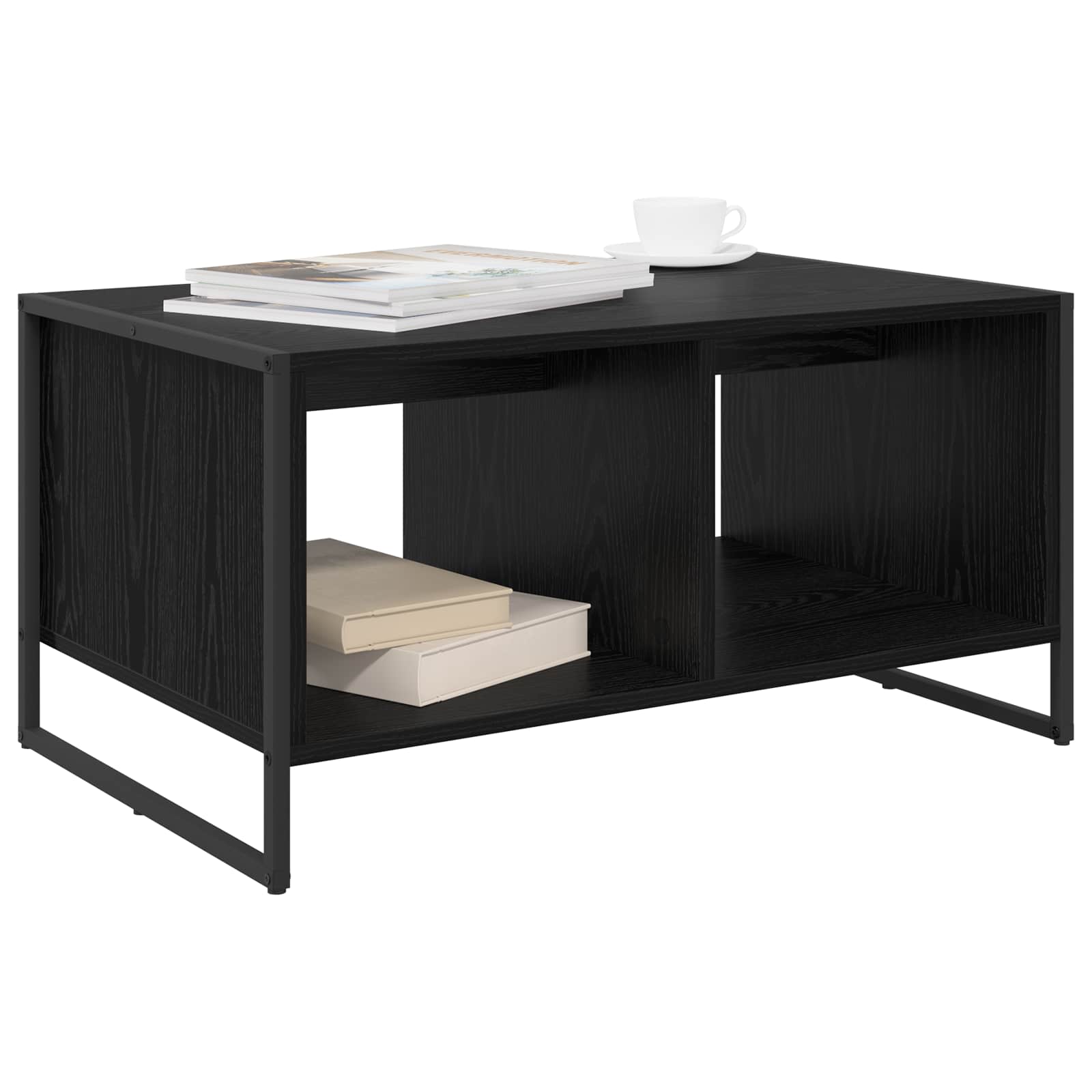 Kava Stol Crni hrast 80 x 50 x 40 cm Konstruirano drvo