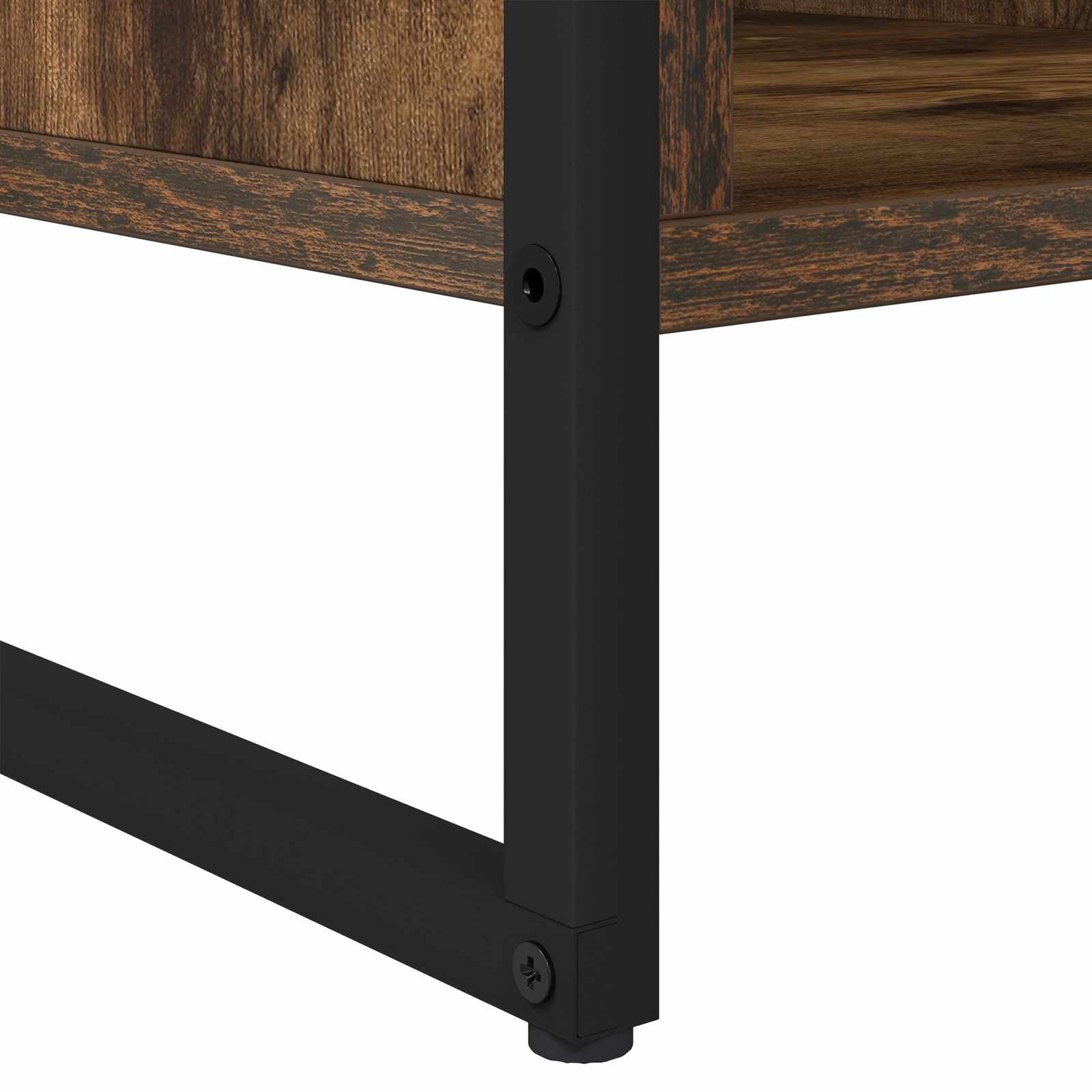 Kava Stol Dimni hrast 80 x 50 x 40 cm Konstruirano drvo