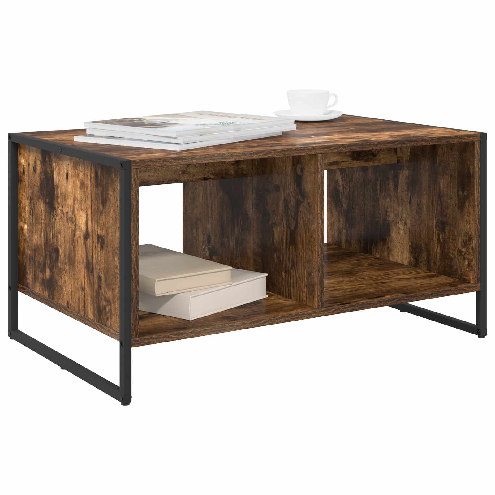 Kava Stol Dimni hrast 80 x 50 x 40 cm Konstruirano drvo