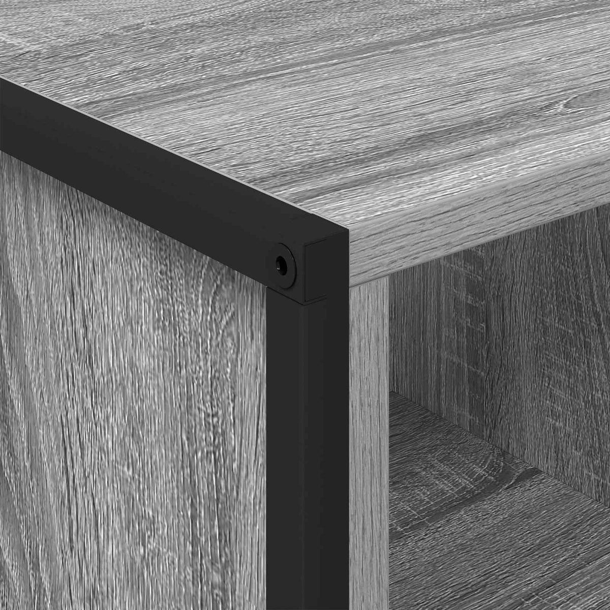Kava Stol Siva Sonoma 80 x 50 x 40 cm Konstruirano drvo