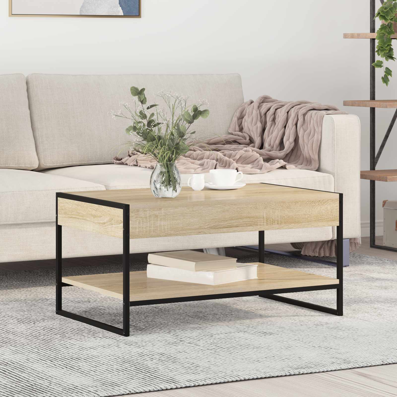 Kava Stol Sonoma 80 x 50 x 40 cm Konstruirano drvo