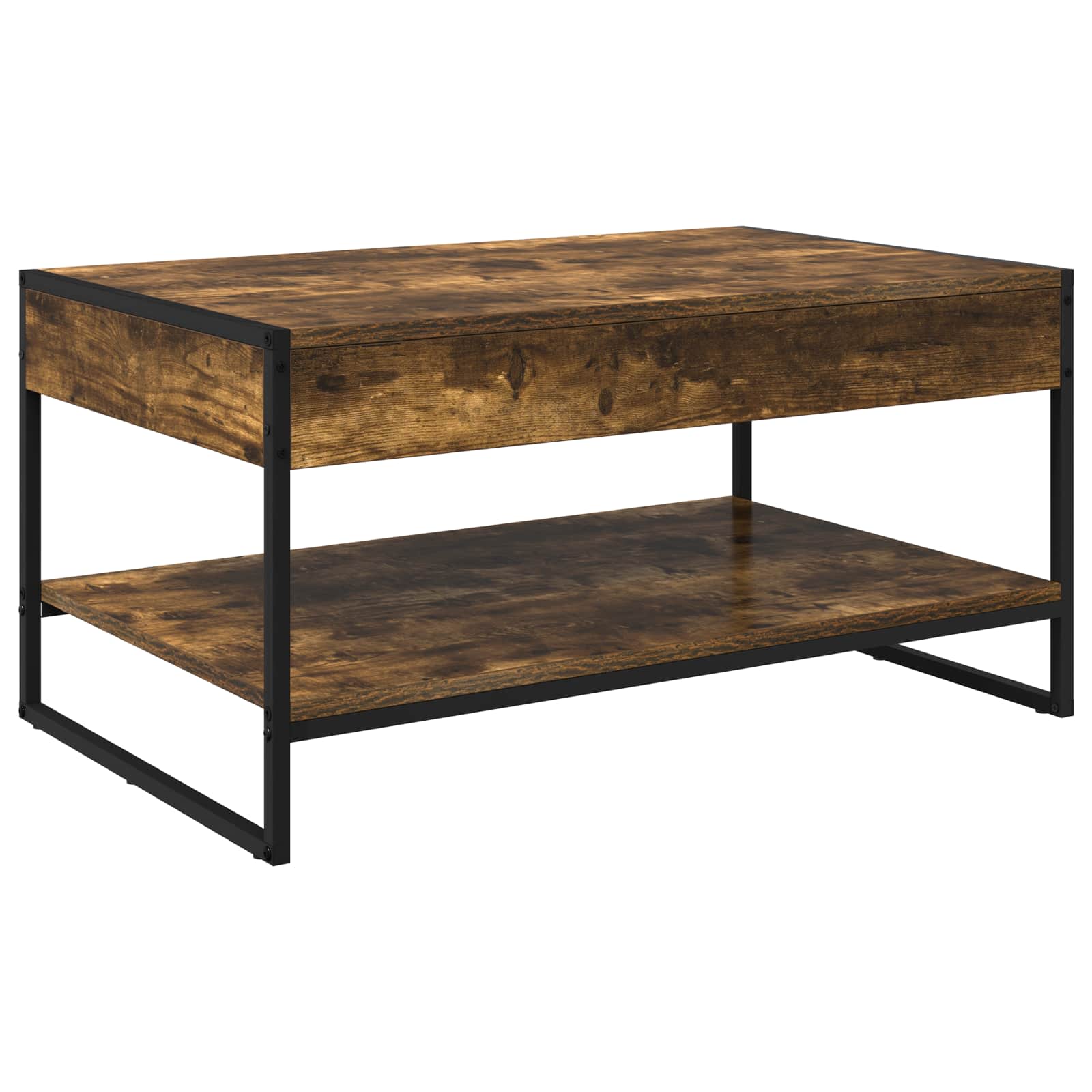Kava Stol Dimni hrast 80 x 50 x 40 cm Konstruirano drvo