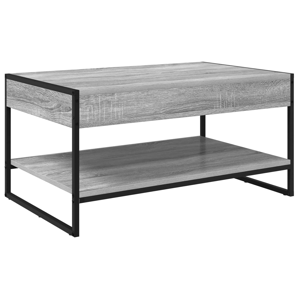 Kava Stol Siva Sonoma 80 x 50 x 40 cm Konstruirano drvo