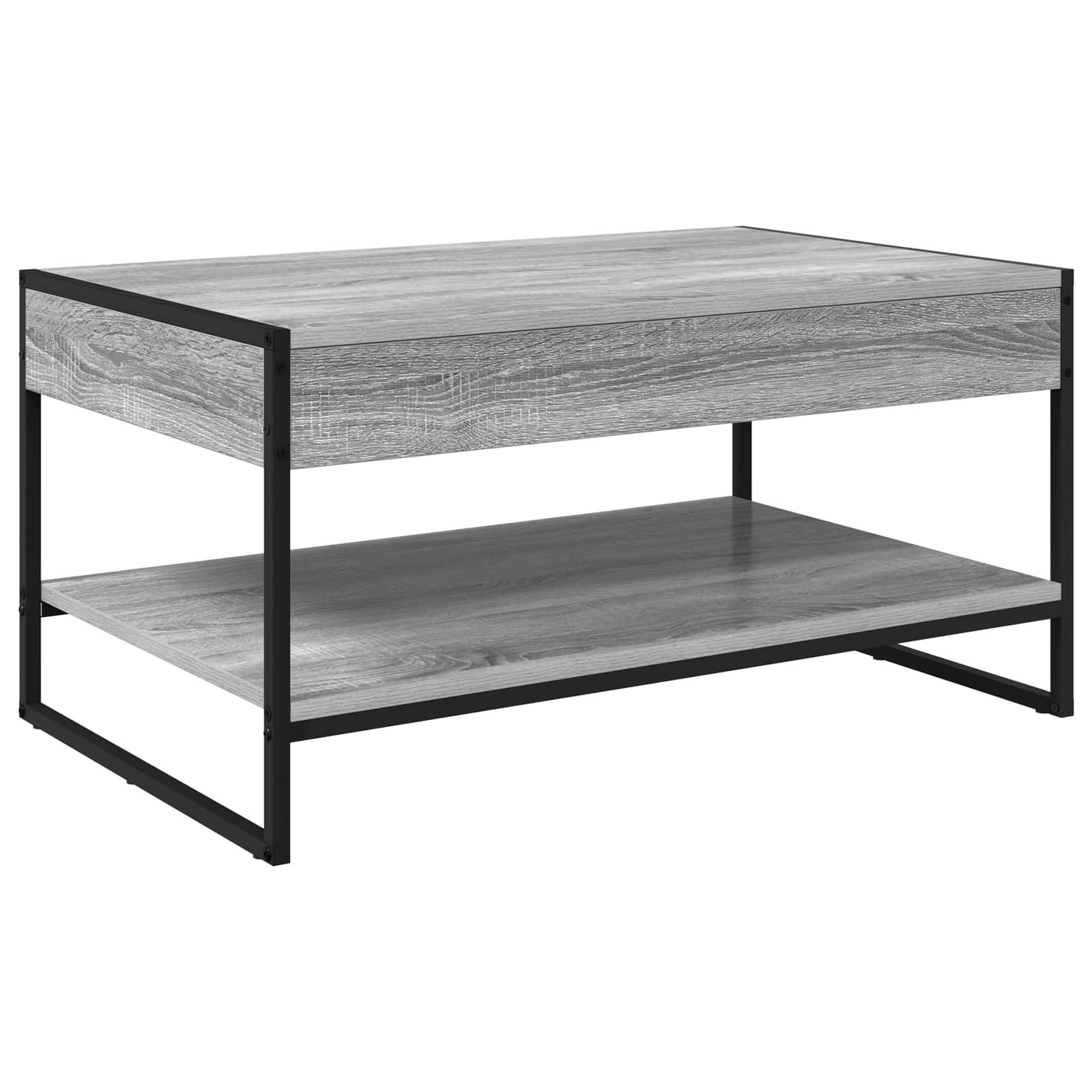 Kava Stol Siva Sonoma 80 x 50 x 40 cm Konstruirano drvo