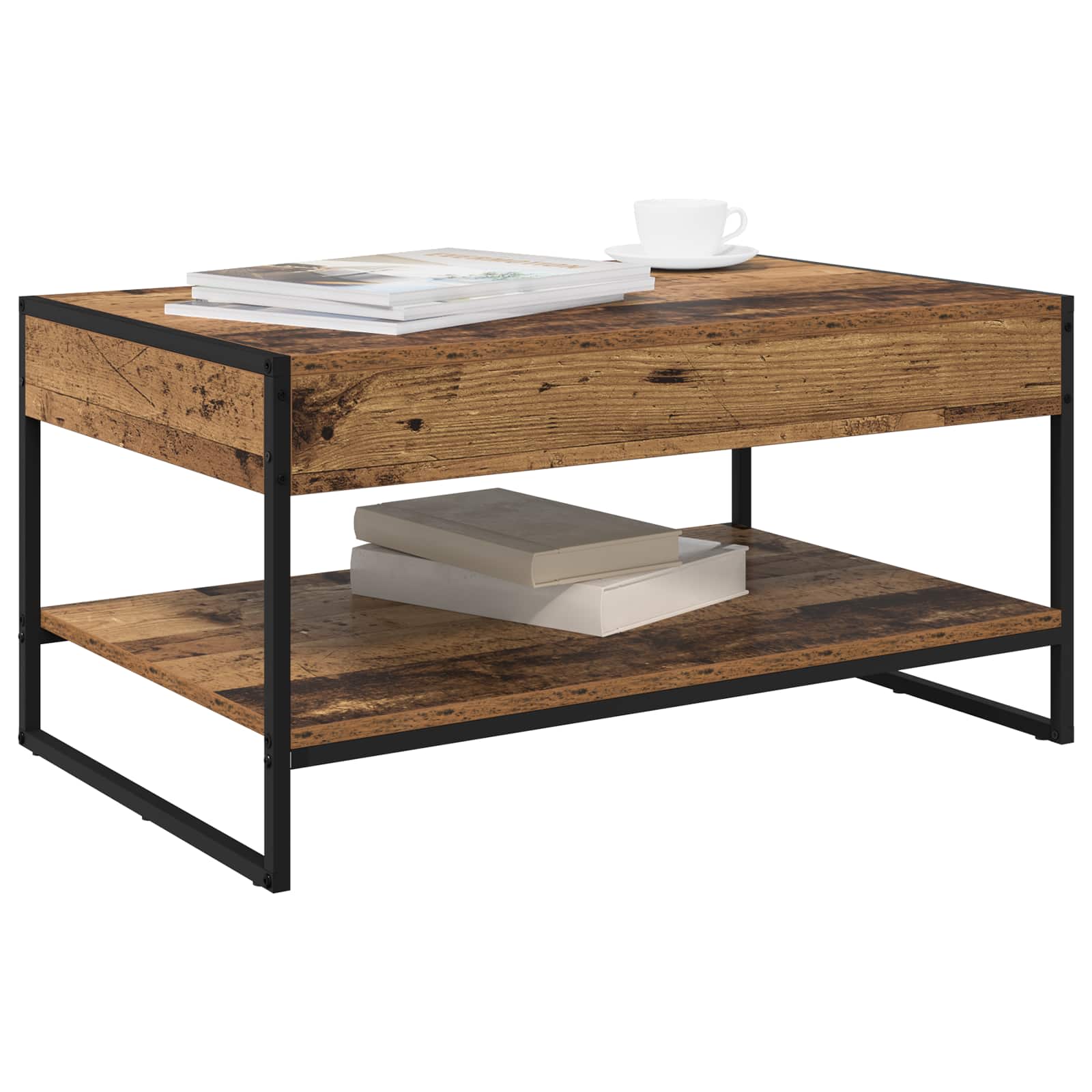 Kava Stol Staro drvo 80 x 50 x 40 cm Konstruirano drvo