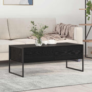 Kava Stol Crni hrast 100 x 46 x 40 cm Konstruirano drvo