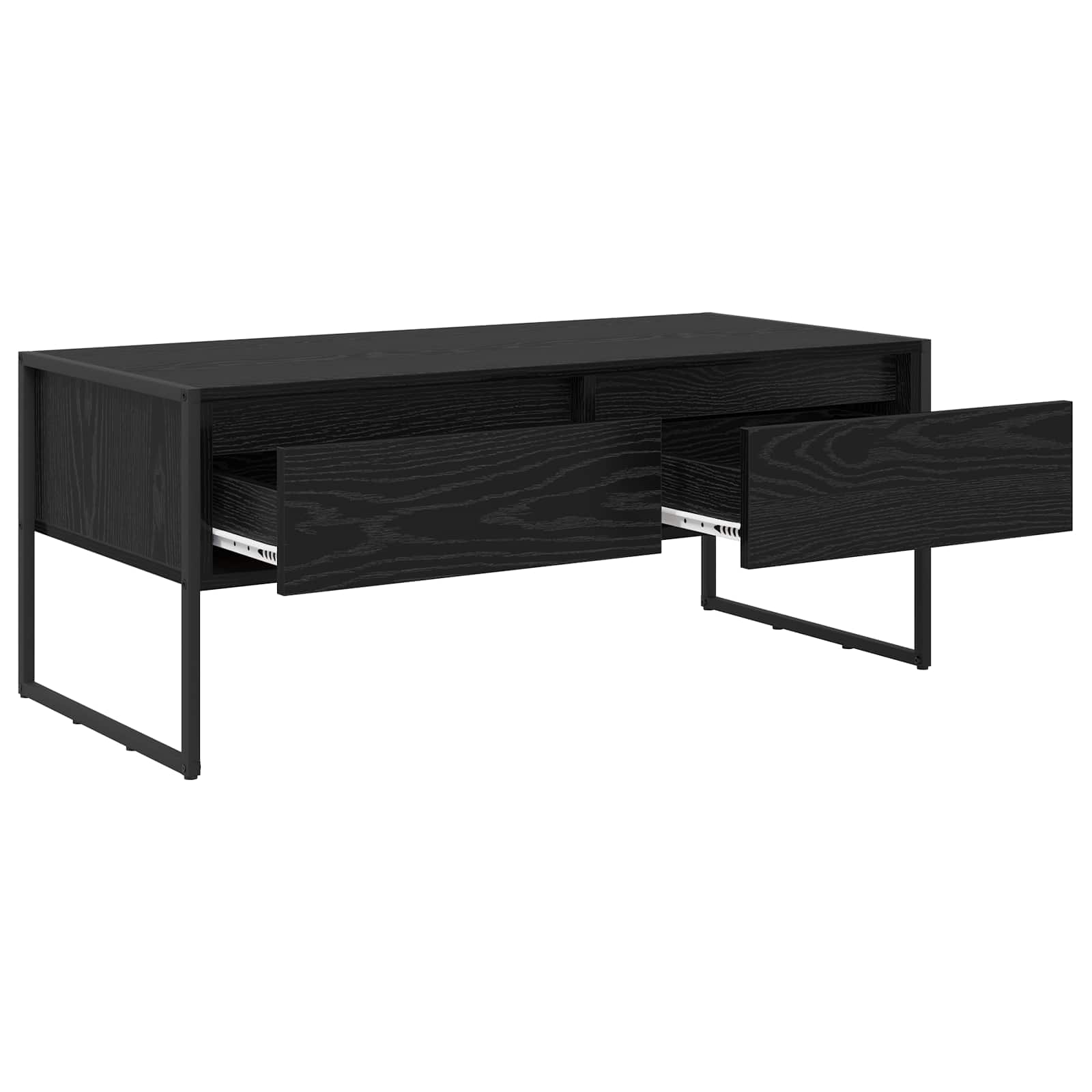 Kava Stol Crni hrast 100 x 46 x 40 cm Konstruirano drvo