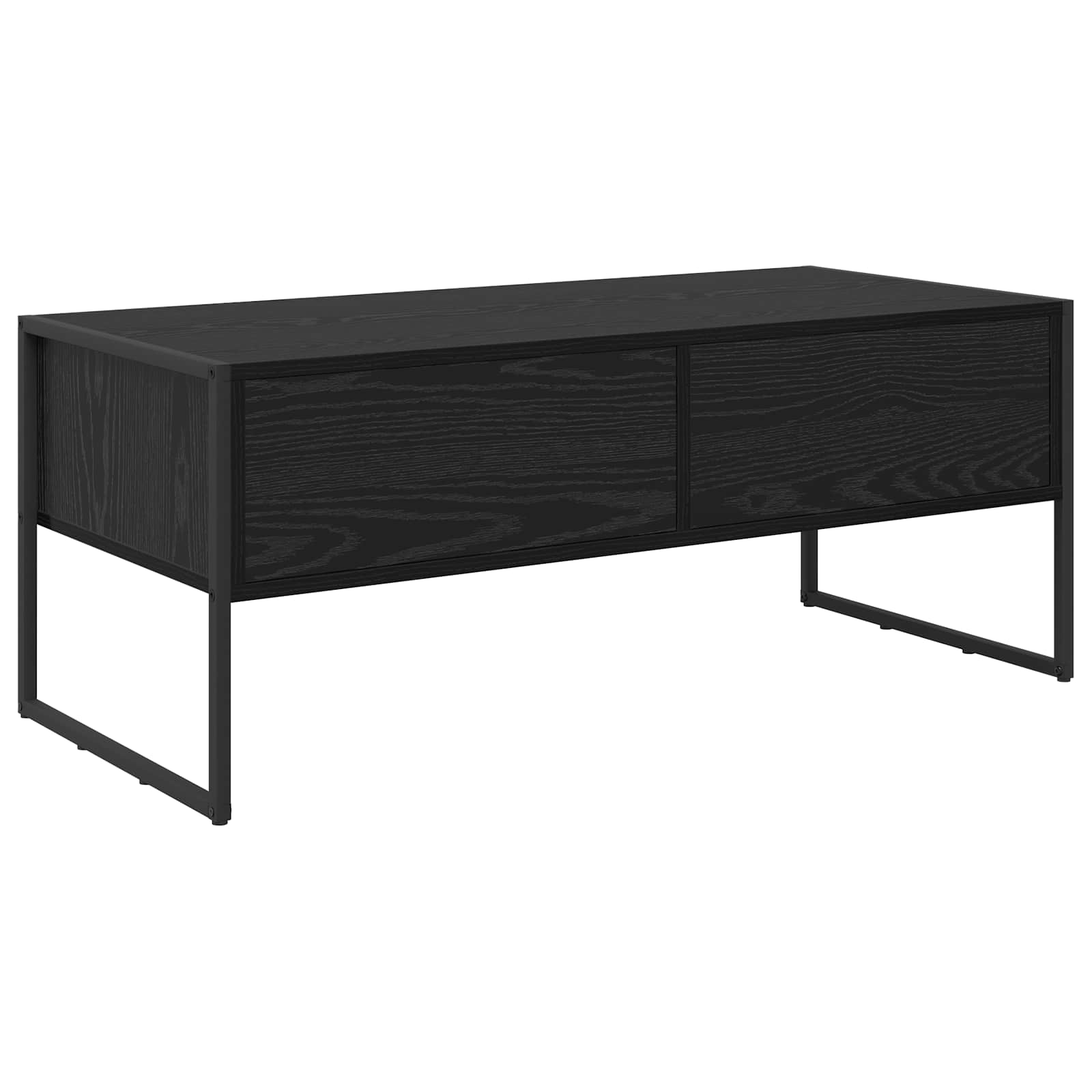 Kava Stol Crni hrast 100 x 46 x 40 cm Konstruirano drvo