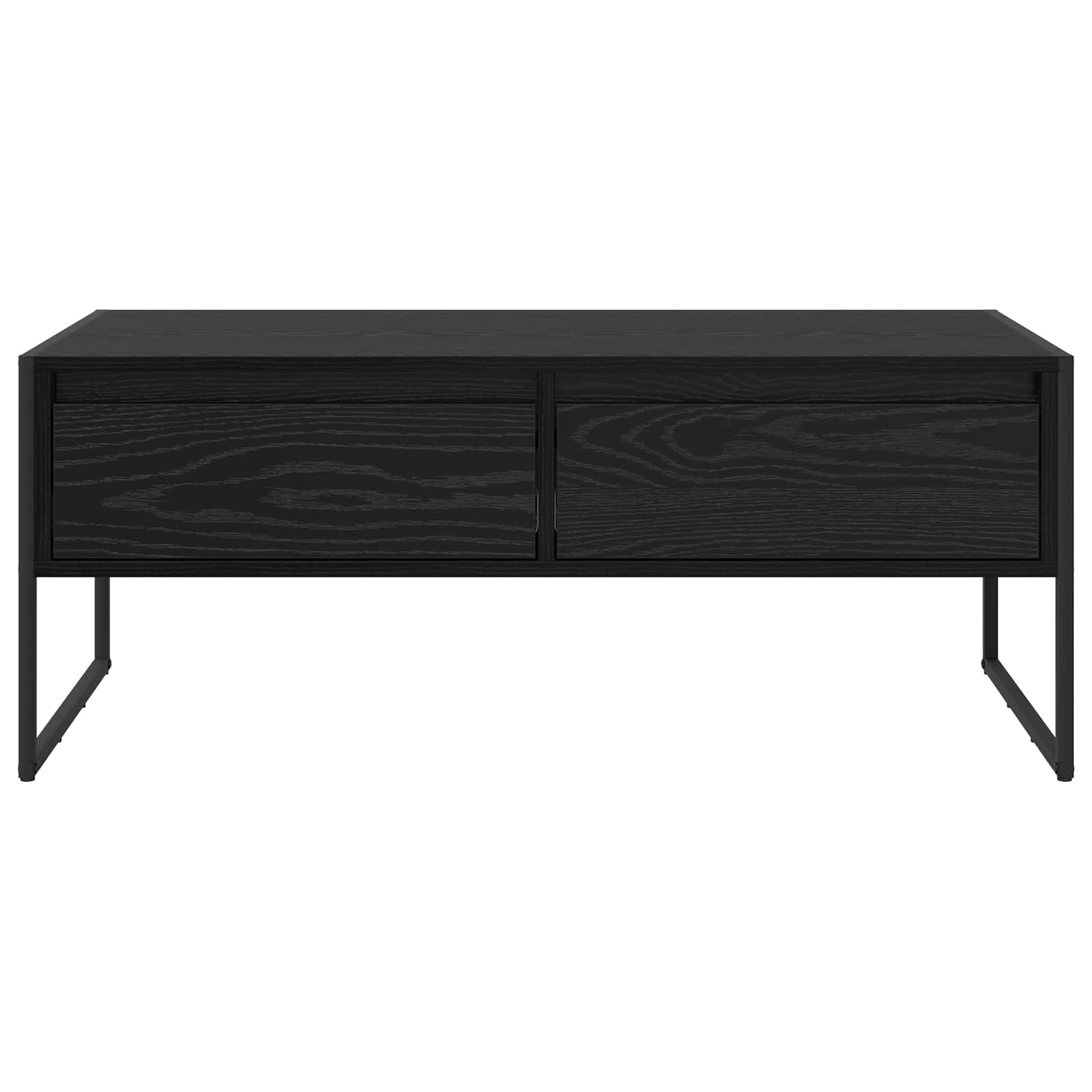 Kava Stol Crni hrast 100 x 46 x 40 cm Konstruirano drvo