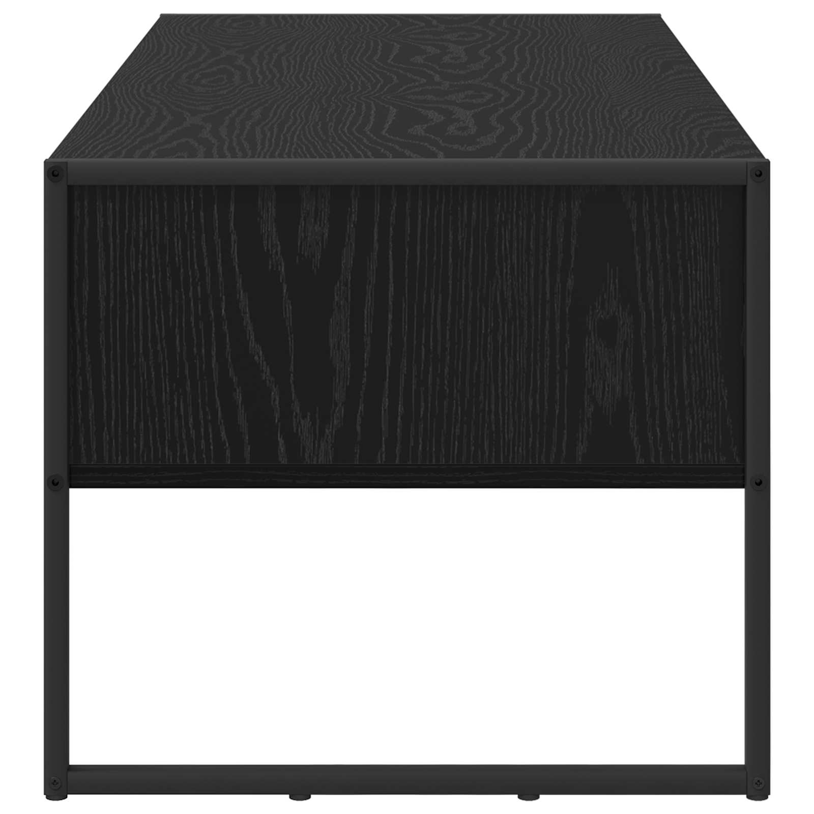 Kava Stol Crni hrast 100 x 46 x 40 cm Konstruirano drvo
