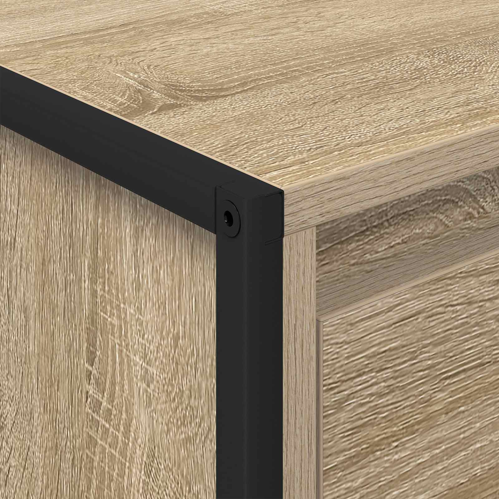 Kava Stol s ladicama Sonoma 100 x 46 x 40 cm Konstruirano drvo