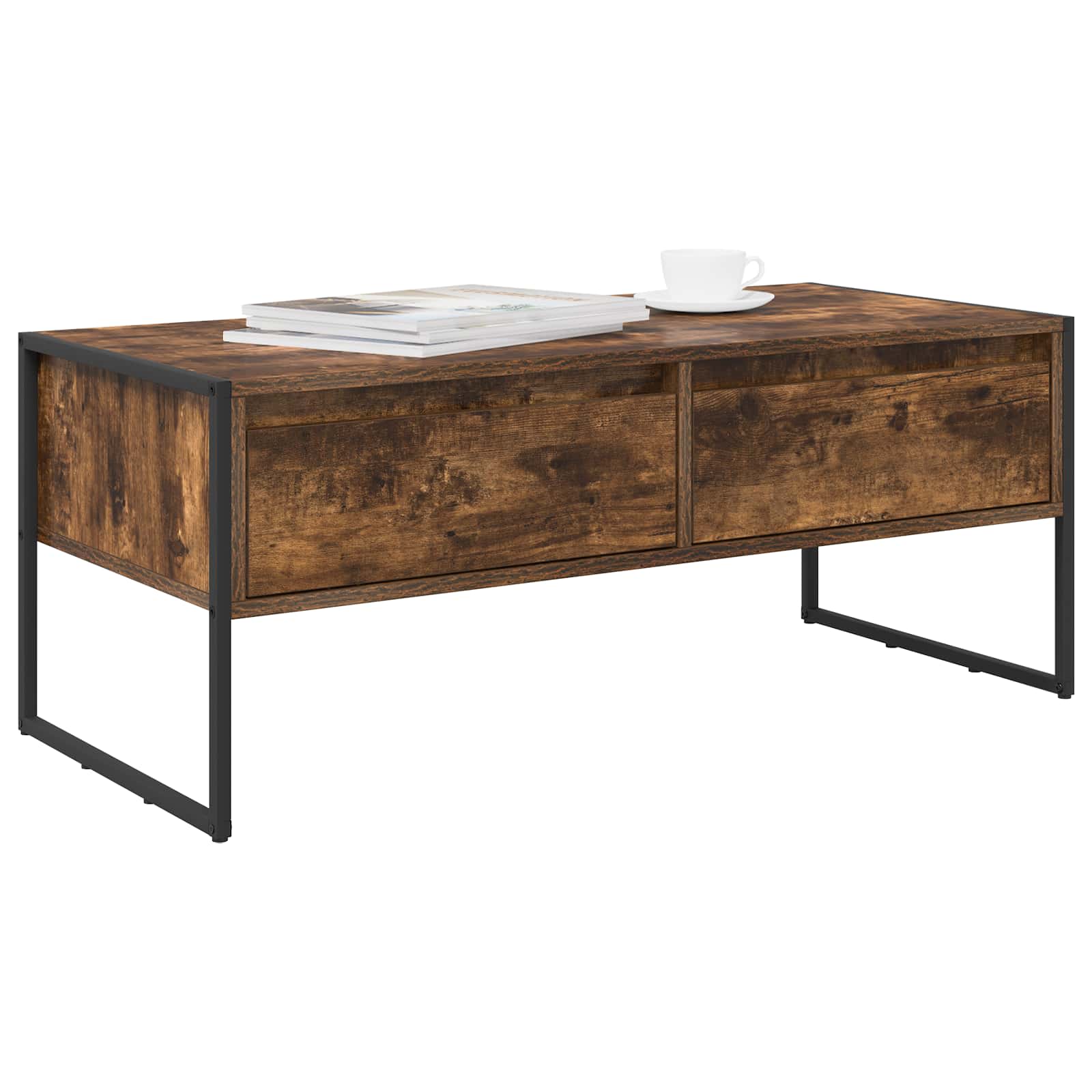 Kava Stol Dimni hrast 100 x 46 x 40 cm Konstruirano drvo