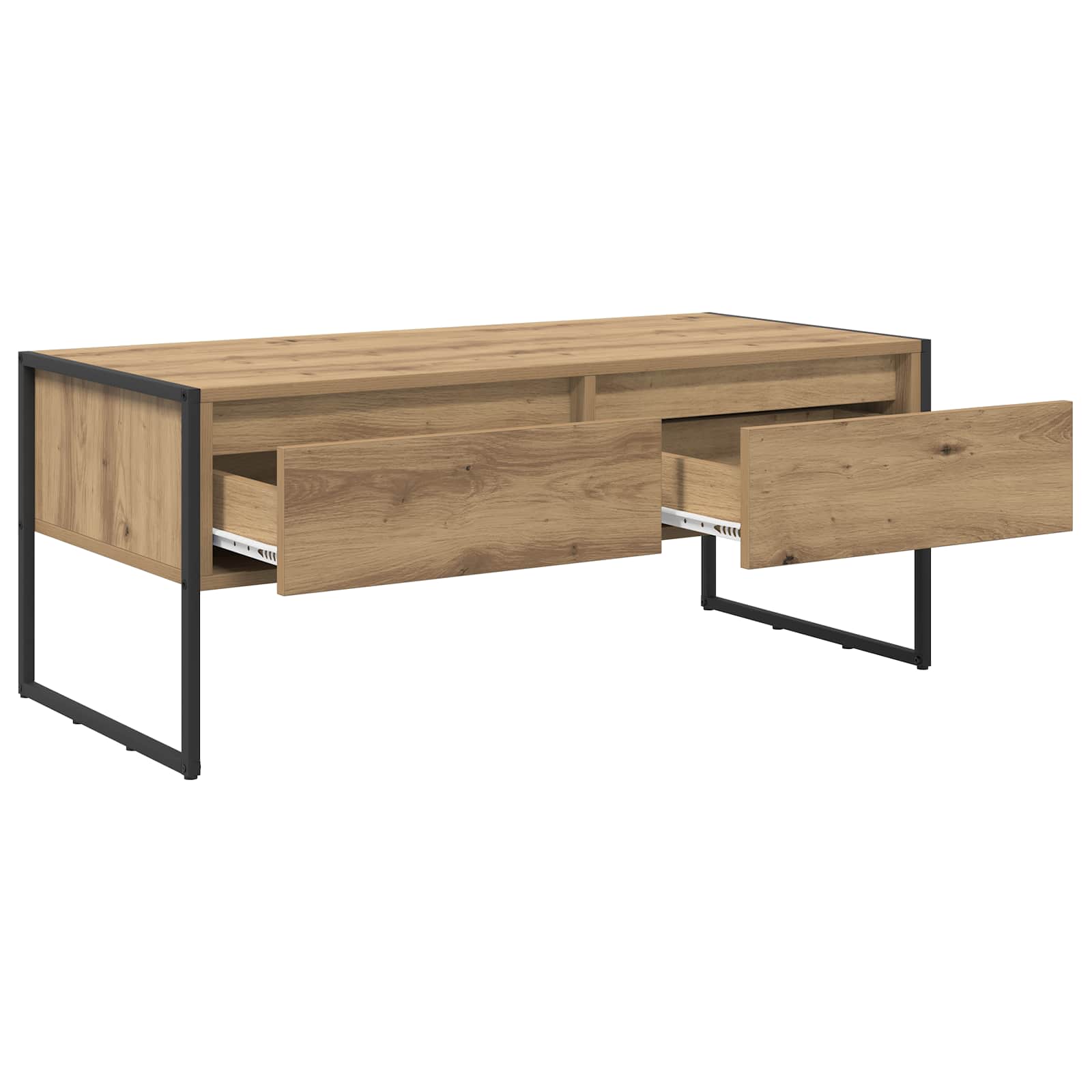 Kava Stol s ladicama Umjetnička hrastovina 100 x 46 x 40 cm