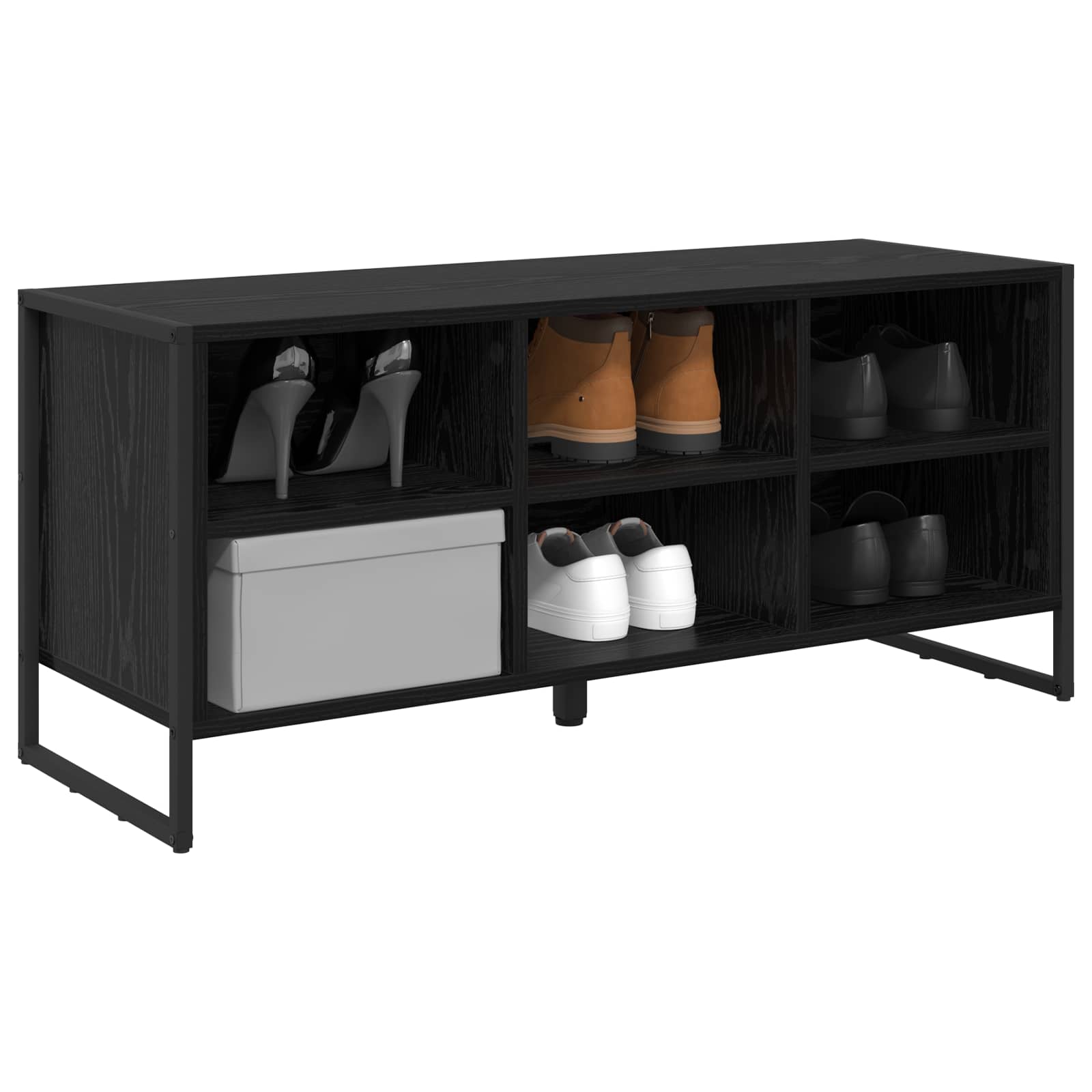 Ormar za cipele Crni hrast 100 x 35 x 44 cm Konstruirano drvo