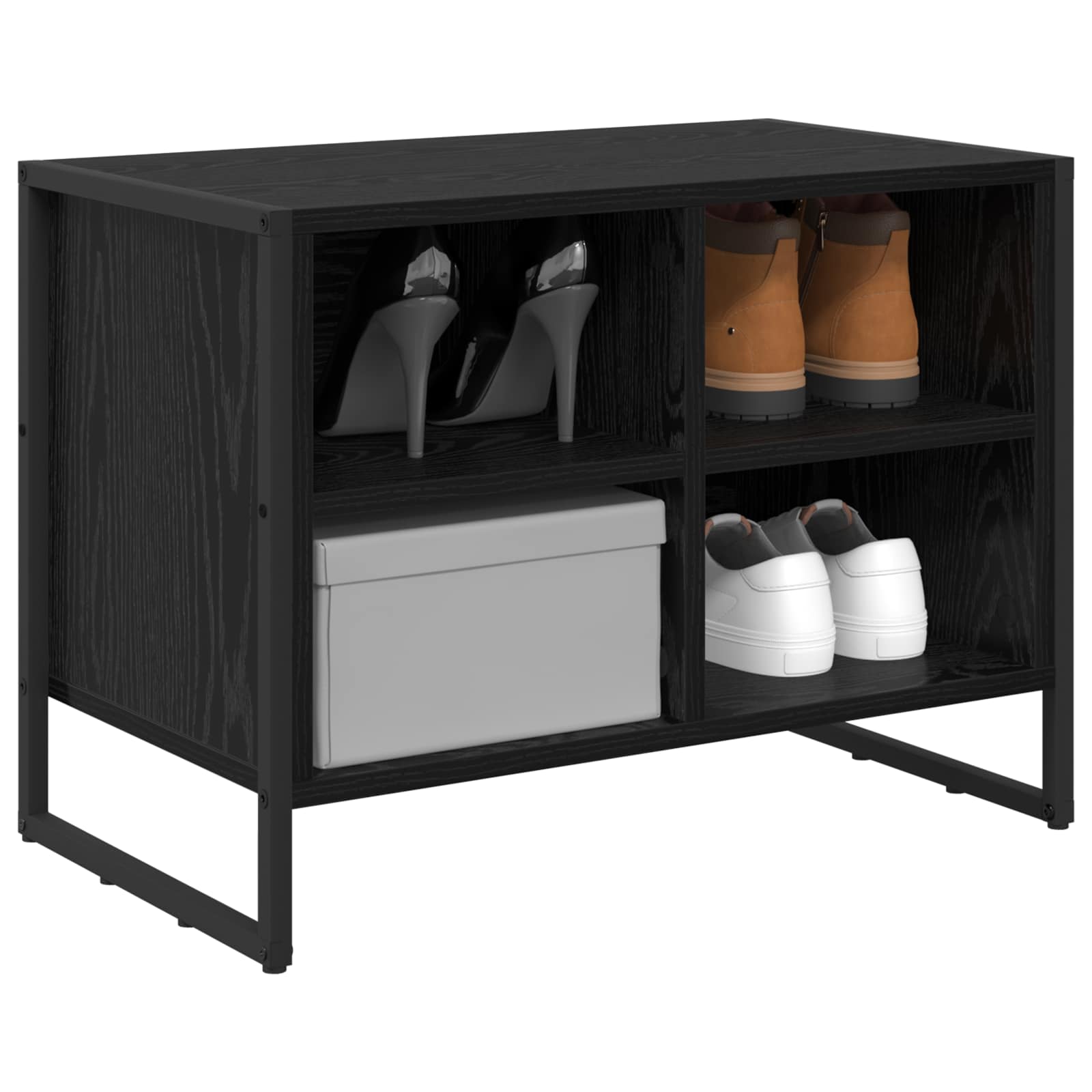 Ormar za cipele Crni hrast 60 x 35 x 44 cm Konstruirano drvo