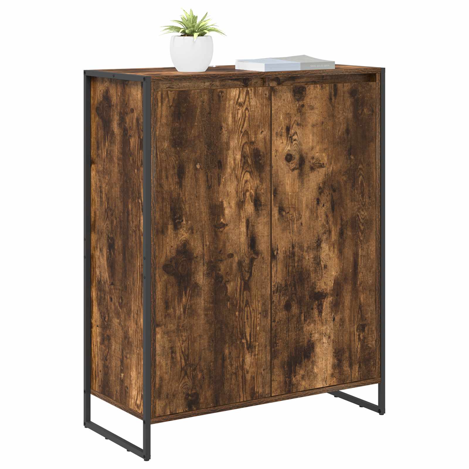 Ormar za cipele Dimni hrast 79 x 36 x 100 cm Konstruirano drvo