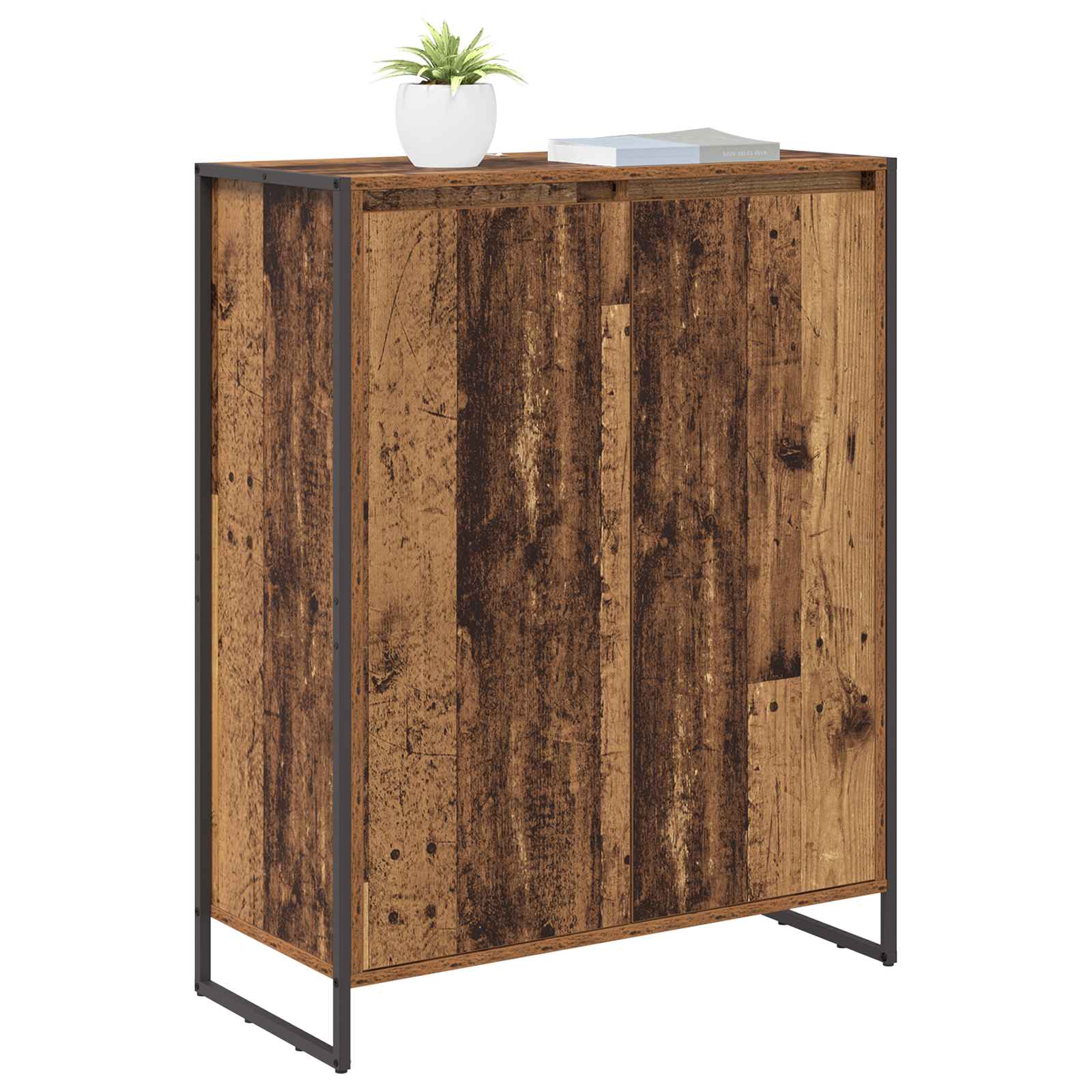 Ormar za cipele Staro drvo 79 x 36 x 100 cm Konstruirano drvo