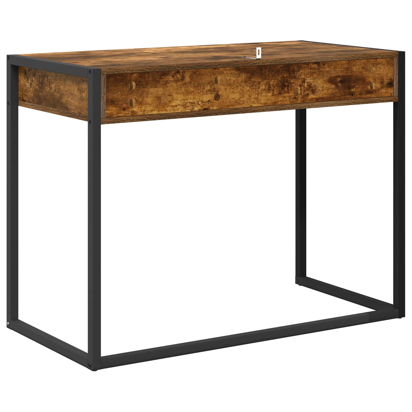 Stol s pohranom Dimni hrast 100 x 50 x 75 cm Konstruirano drvo