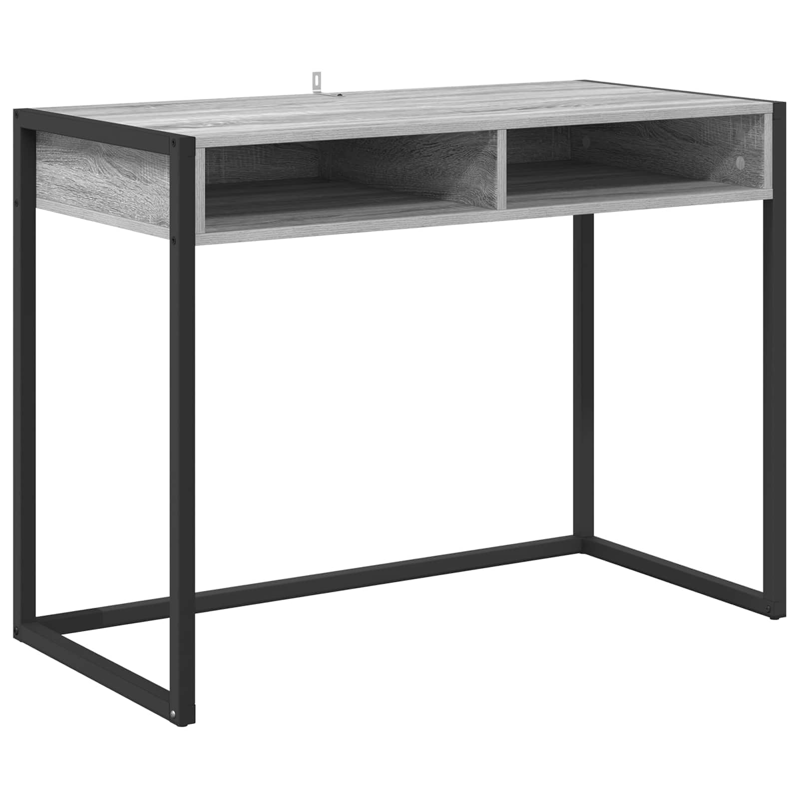 Stol s pohranom Siva Sonoma 100 x 50 x 75 cm Konstruirano drvo