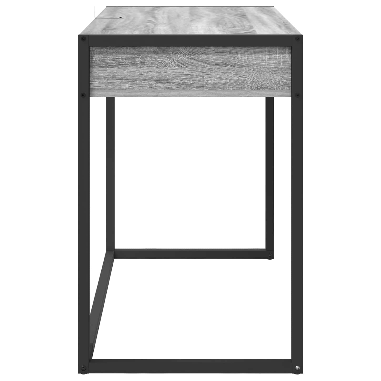 Stol s pohranom Siva Sonoma 100 x 50 x 75 cm Konstruirano drvo