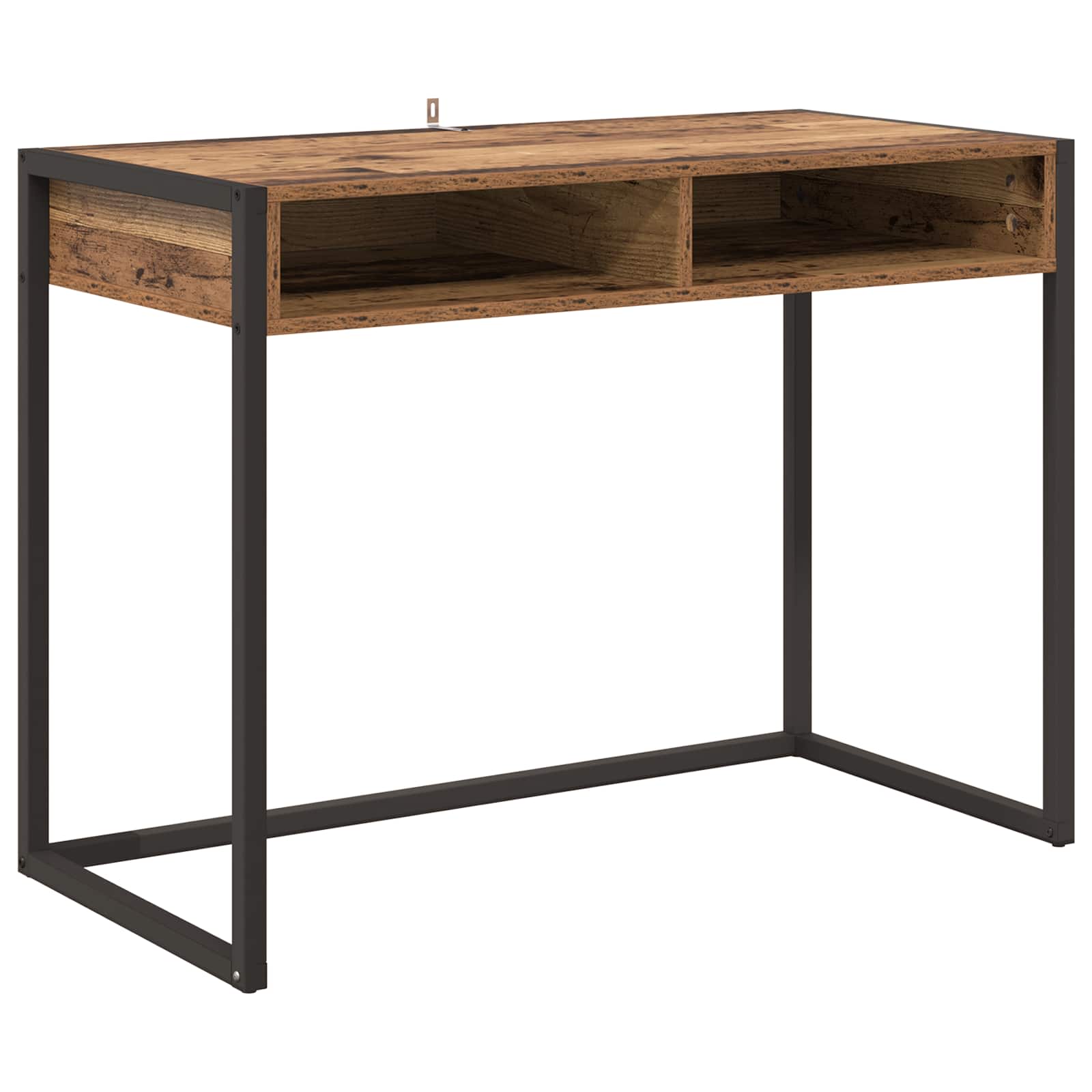 Stol s pohranom Staro drvo 100 x 50 x 75 cm Konstruirano drvo