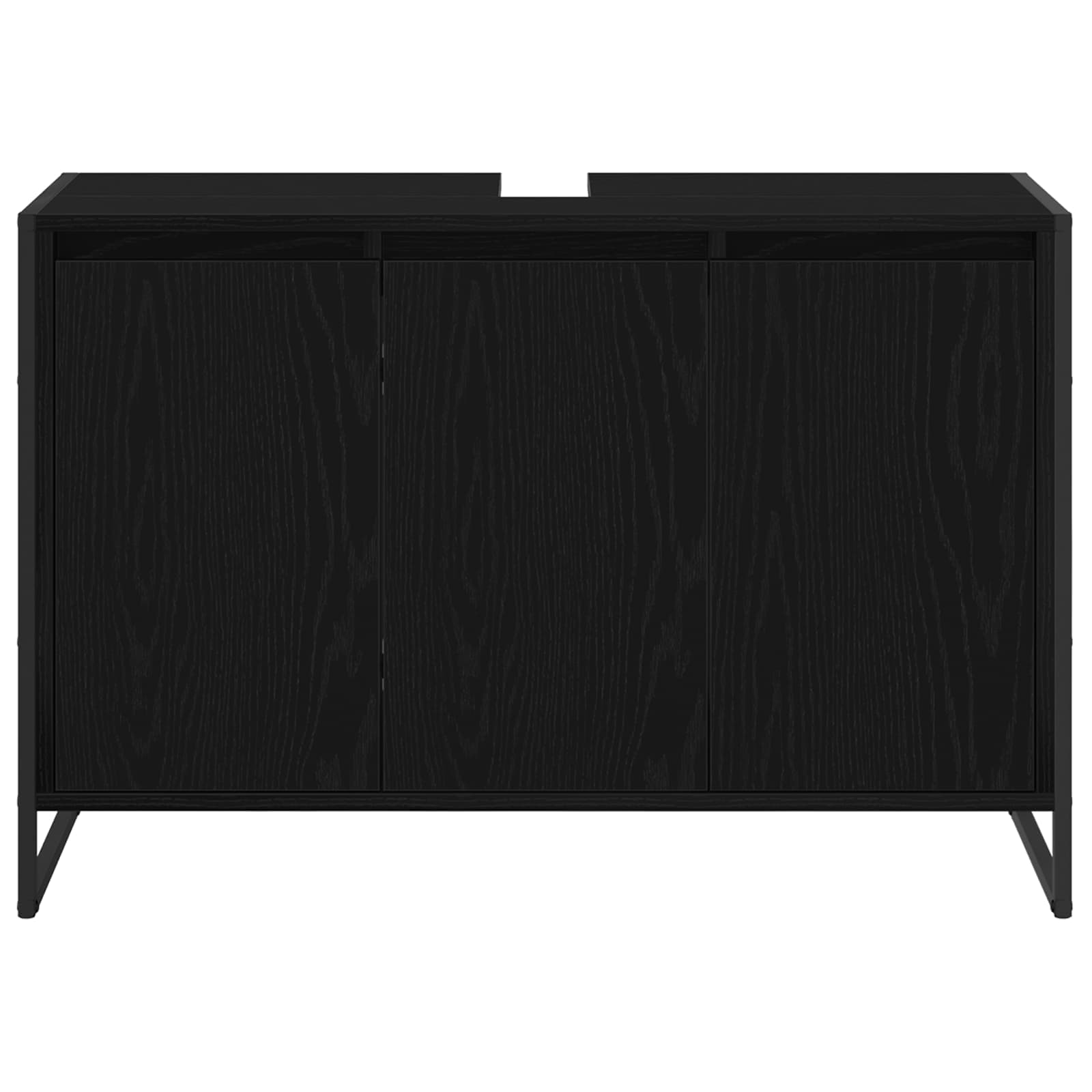 Kupaonski ormar Crni hrast 90 x 30 x 60 cm Konstruirano drvo