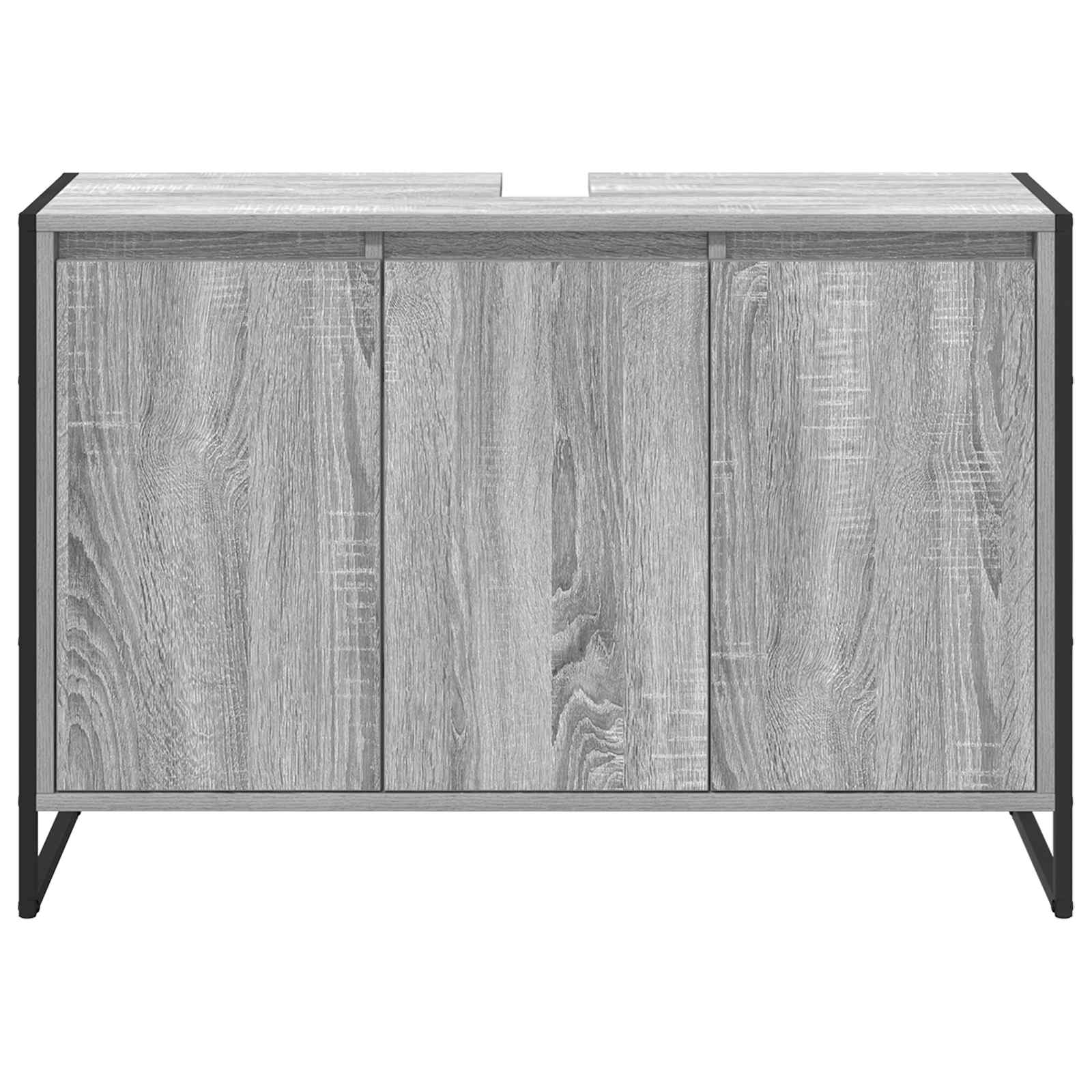 Kupaonski ormar Siva Sonoma 90 x 30 x 60 cm Konstruirano drvo