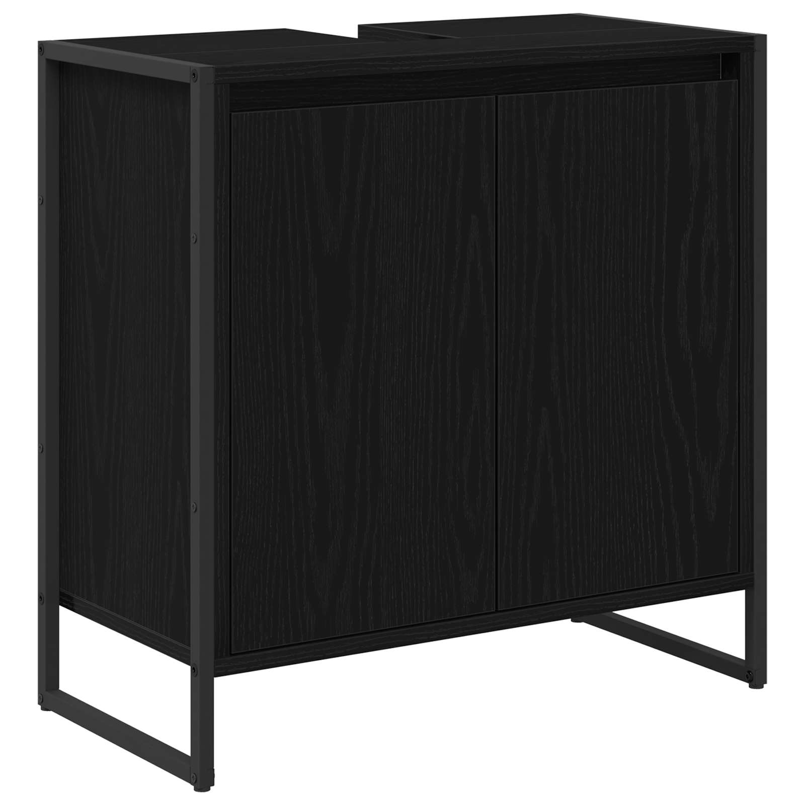 Kupaonski ormar Crni hrast 60 x 30 x 60 cm Konstruirano drvo